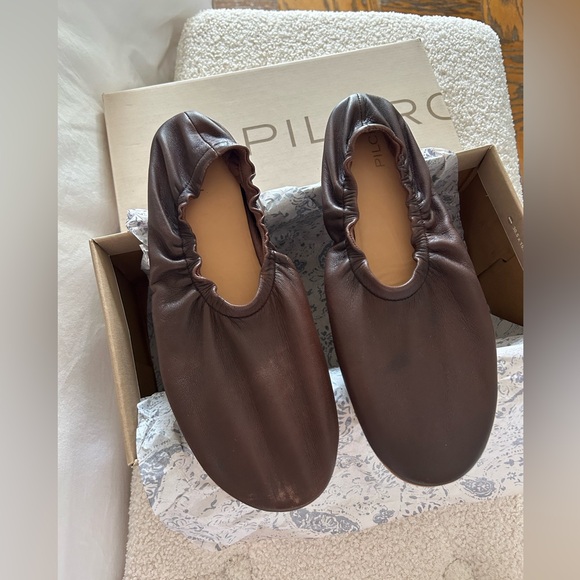 Anthropologie Shoes - New with defects Pilcro Anthropologie brown ballet flats 41